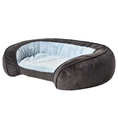 تخت خواب گربه/تخت حیوان خانگی لوکس خاکستری نرم