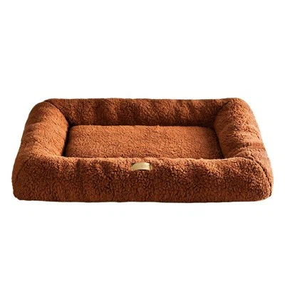 تخت مستطیلی گرم گربه تدی فلیس/تخت حیوان خانگی